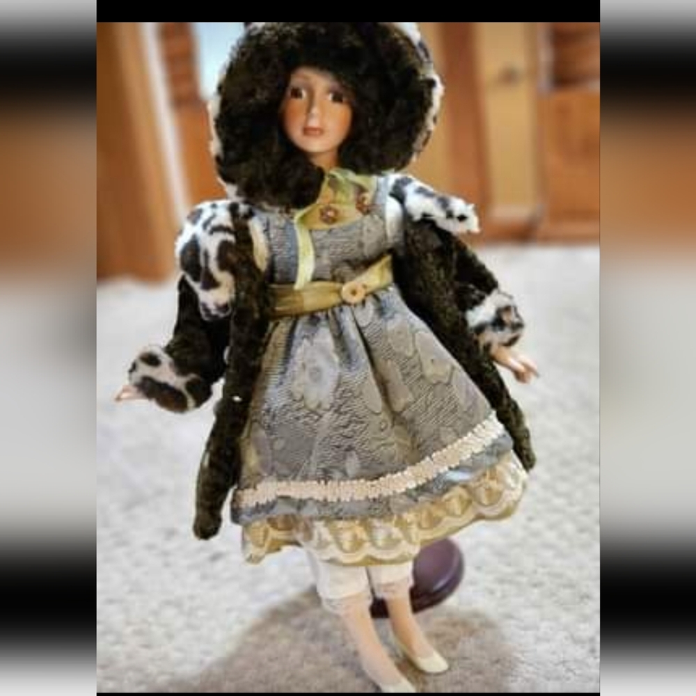 Porcelain doll, 15 inch